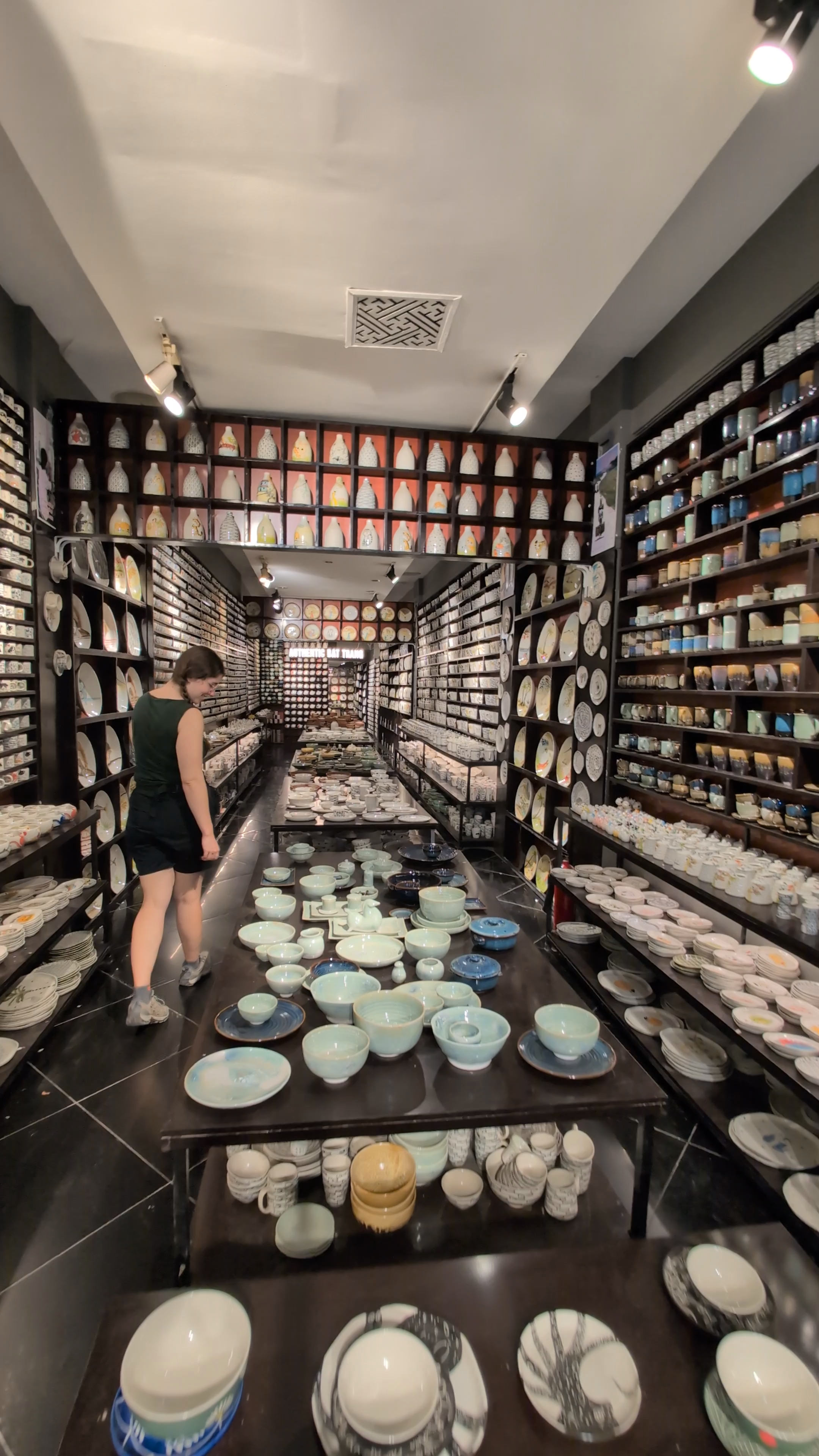 Hang Bong Street in Hanoi with ceramic and souvenir shops