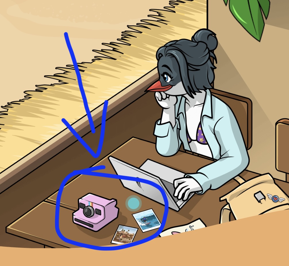 SafetyWing landing page with the pink camera on the table circled. Click this before registering to enter code TWOPEASABROAD