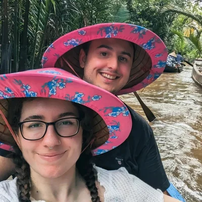 Liam and Sarah in Vietnam