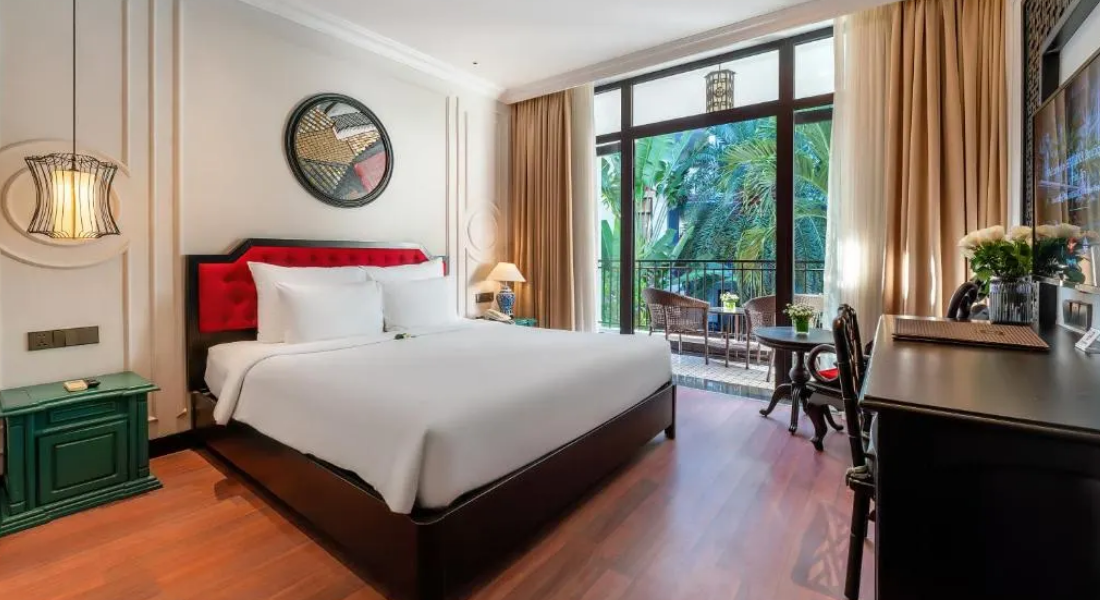 City views from a Vietnamese hotel